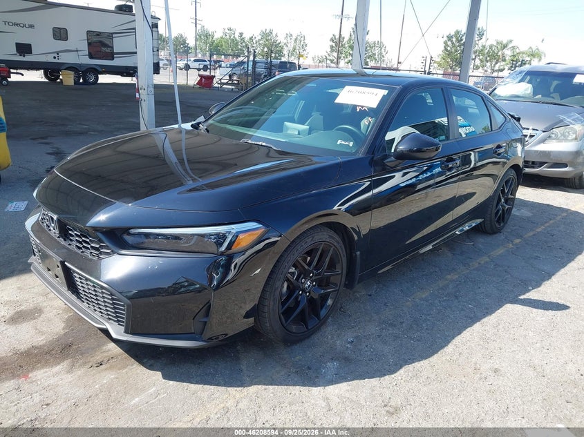 Vin: 2hgfe2f50sh605212, lot: 46708506, honda civic sport 20252