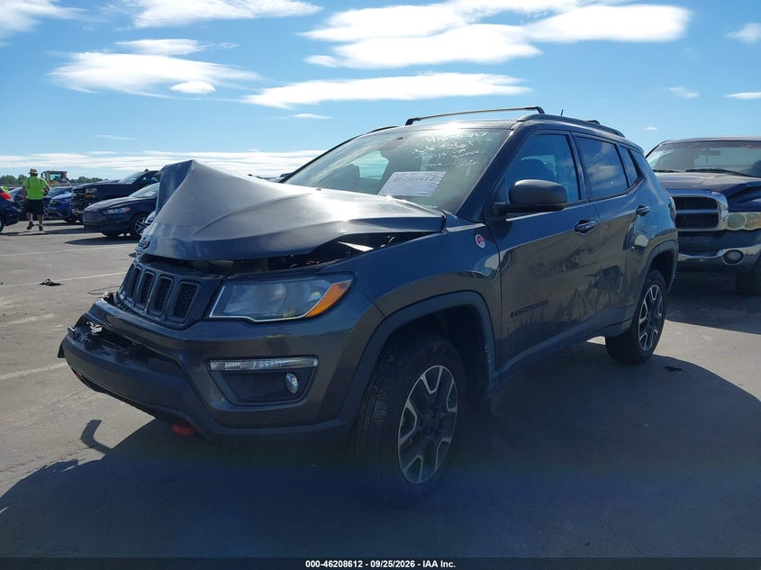Vin: 3c4njddb5lt227682, lot: 46708524, jeep compass trailhawk 4x4 20202