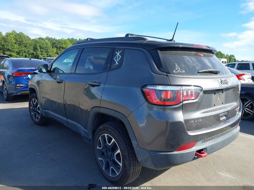 Vin: 3c4njddb5lt227682, lot: 46708524, jeep compass trailhawk 4x4 20203