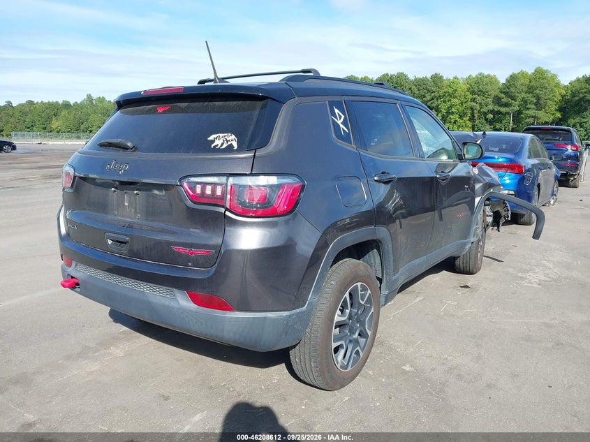 Vin: 3c4njddb5lt227682, lot: 46708524, jeep compass trailhawk 4x4 20204