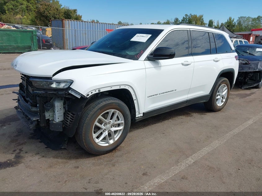 Vin: 1c4rjhag9sc292358, lot: 46708534, jeep grand cherokee laredo x 4x4 20252