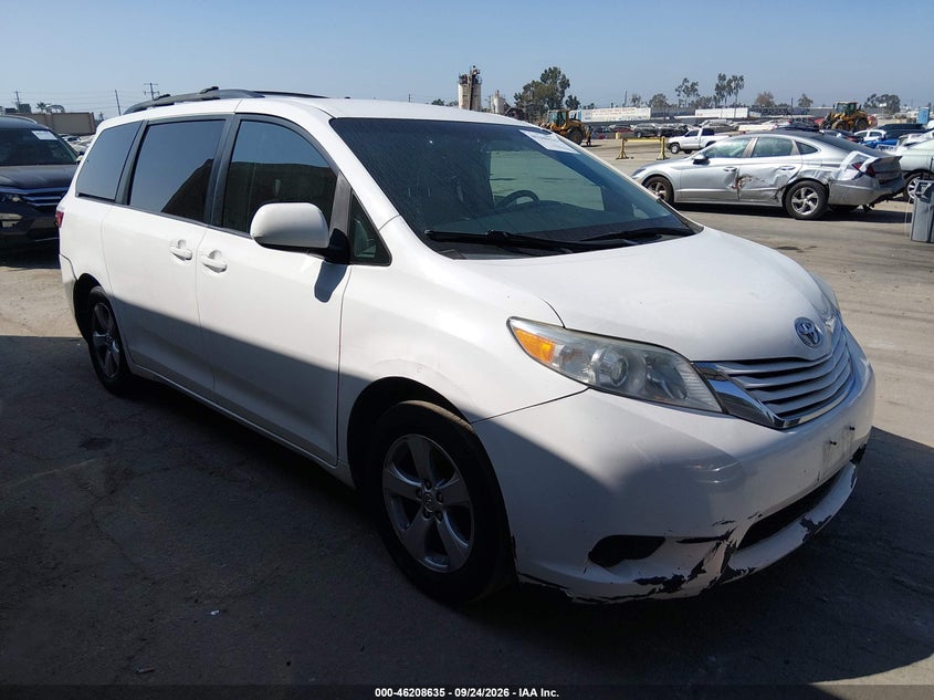 Vin: 5tdkk3dc6gs700685, lot: 46708547, toyota sienna le 2016 img_1