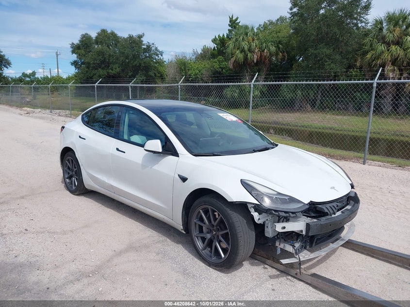 Vin: 5yj3e1ea6mf089344, lot: 46708554, tesla model 3 standard range plus rear-wheel drive 2021 img_1