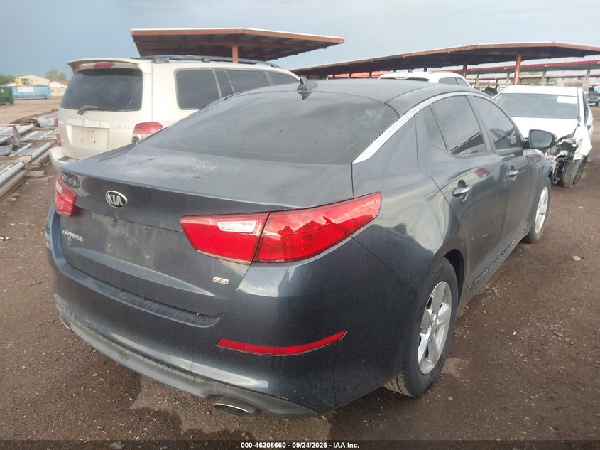 Vin: knagm4a79f5611532, lot: 46708572, kia optima lx 20154