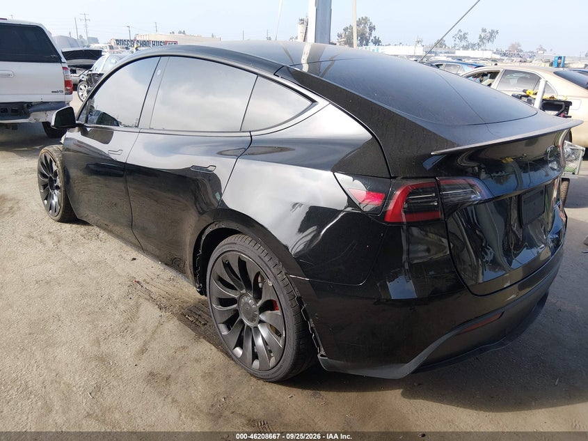 Vin: 7saygdef7nf351311, lot: 46708579, tesla model y performance dual motor all-wheel drive 20223