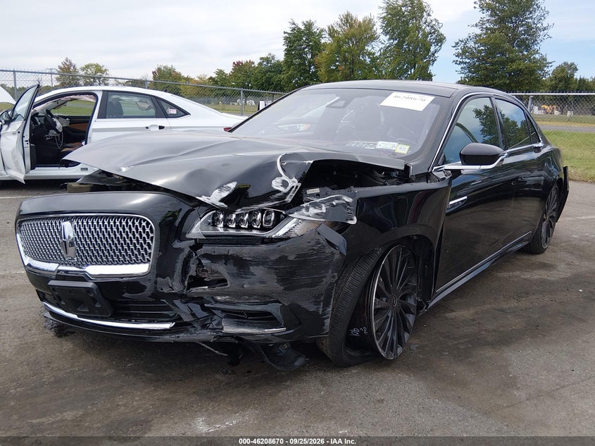 Vin: 1ln6l9bc0j5601597, lot: 46708582, lincoln continental black label 20182