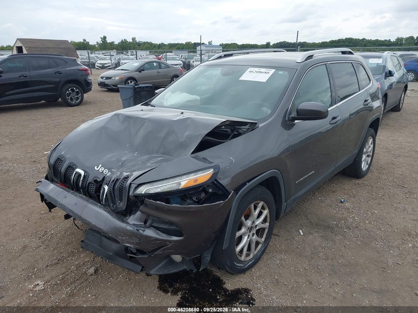 2014 Jeep Cherokee, Удар спереду, IAAI, VIN 1C4PJLCB1EW158653 — фото 2