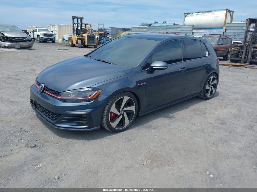 Vin: 3vw5t7au5lm007158, lot: 46708593, volkswagen golf gti 2.0t autobahn/2.0t s/2.0t se 20202