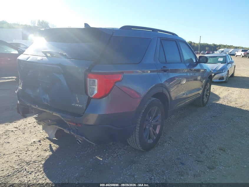 Vin: 1fmsk8dh5mgb77833, lot: 46708608, ford explorer xlt 20214