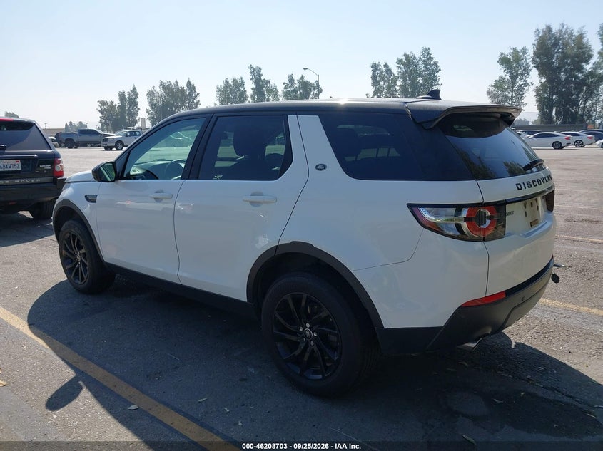 Vin: salcp2bg7gh589941, lot: 46708615, land rover discovery sport se 20163