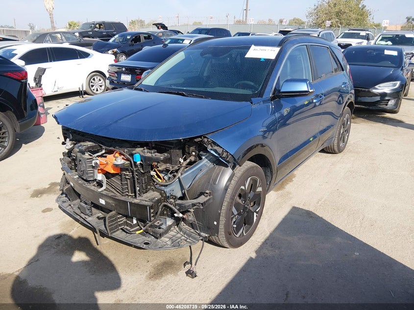 Vin: kndcr3l16s5142013, lot: 46708651, kia niro ev wind 20252