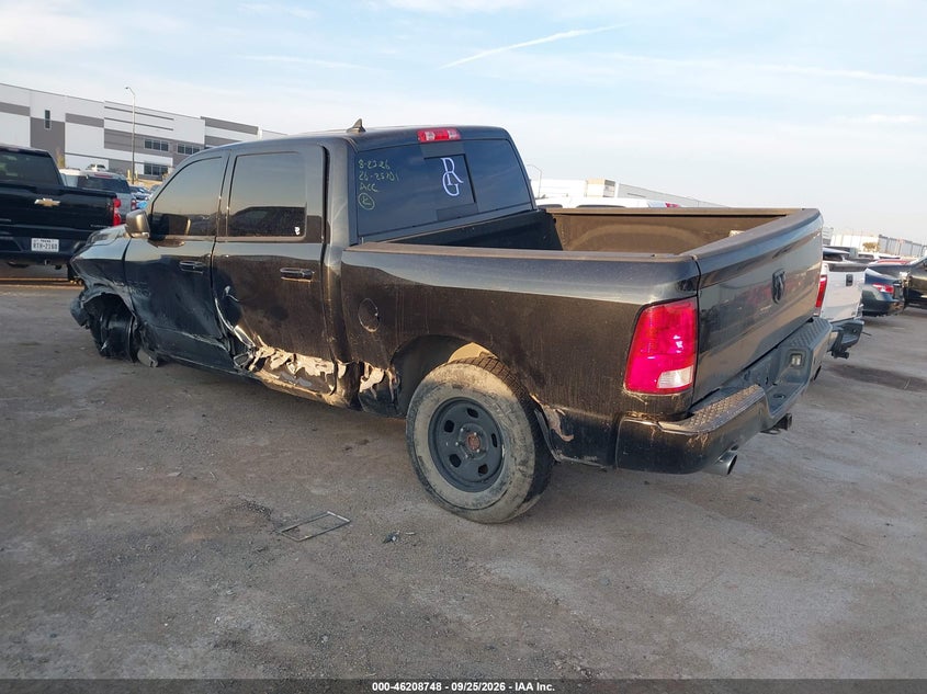 Vin: 1c6rr6lt5js350498, lot: 46708660, ram 1500 lone star 20183