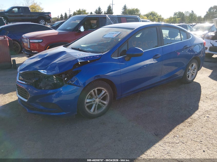 Vin: 1g1be5sm7h7263802, lot: 46708669, chevrolet cruze lt auto 20172