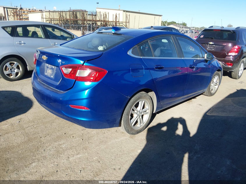 Vin: 1g1be5sm7h7263802, lot: 46708669, chevrolet cruze lt auto 20174