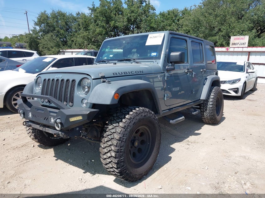 2014 Jeep Wrangler, Правий бік, IAAI, VIN 1C4BJWFG2EL165714 — фото 2