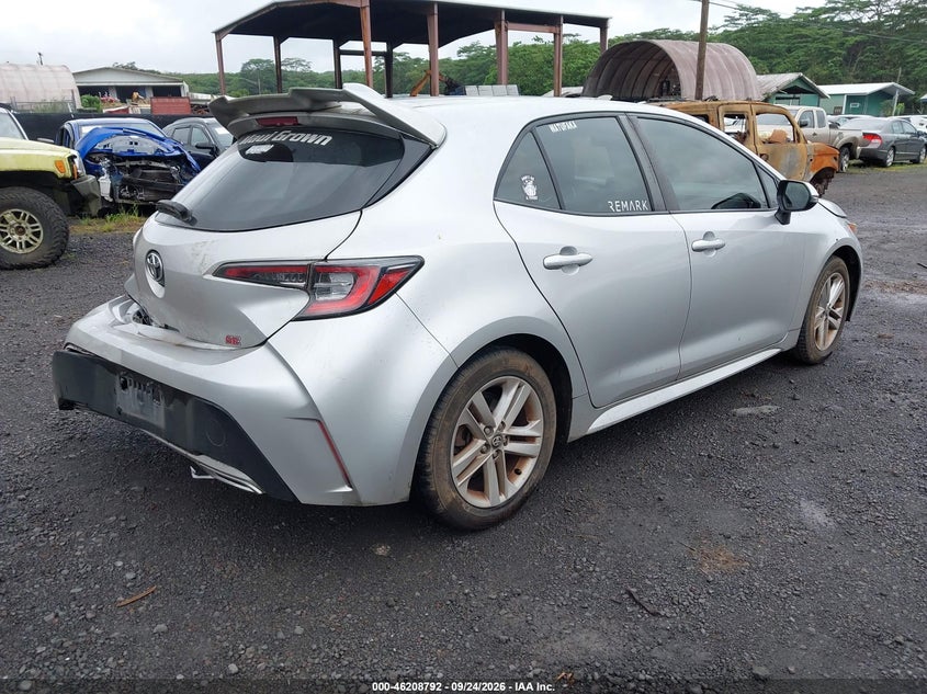 Vin: jtnd4mbe7n3178141, lot: 46708704, toyota corolla se 20224