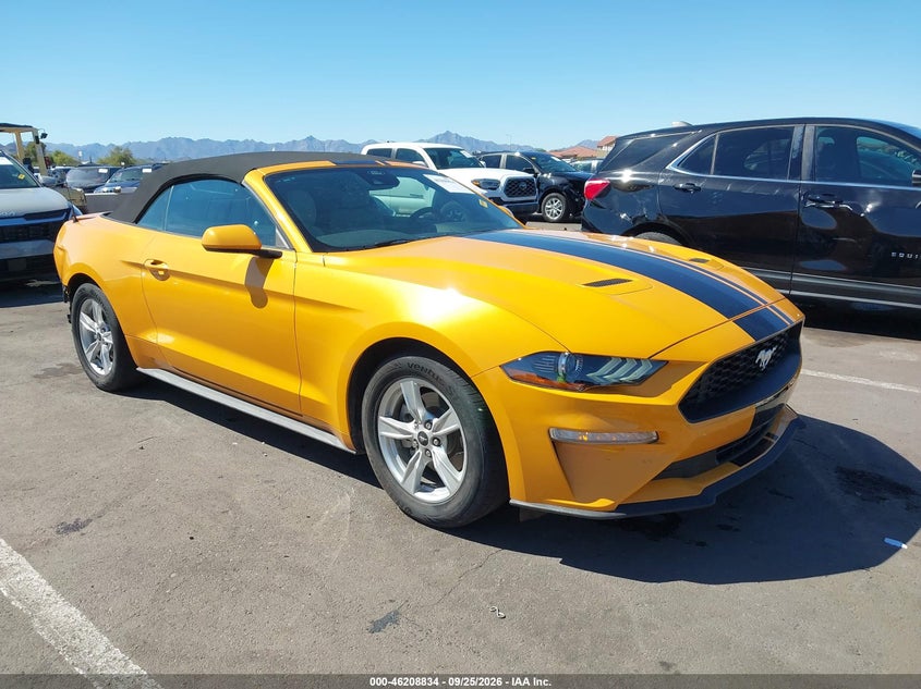 2022 Ford Mustang Ecoboost, Left Rear, IAAI, VIN 1FATP8UH4N5135537