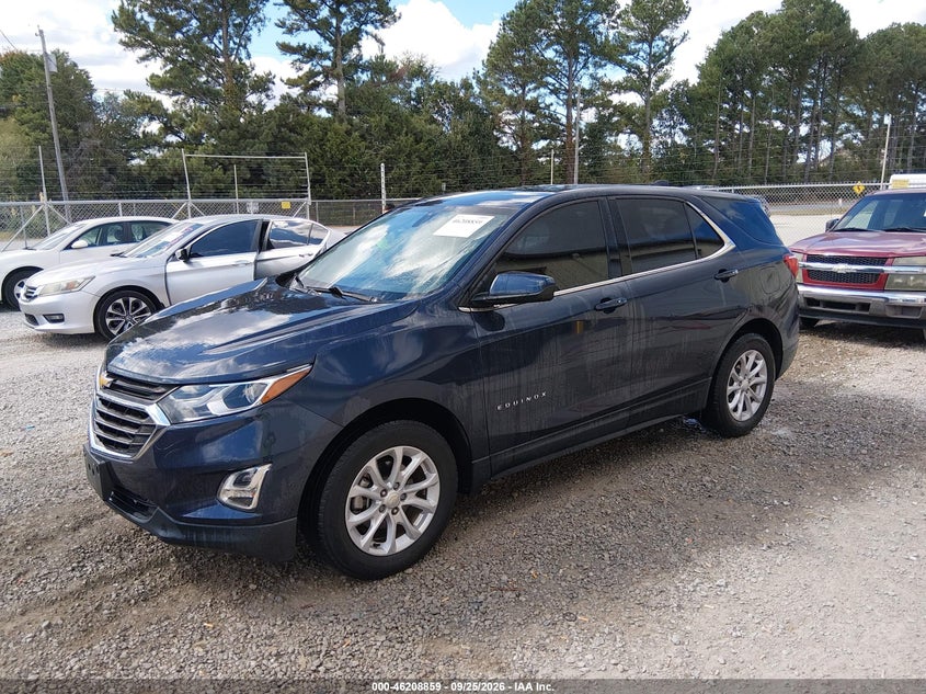 2018 Chevrolet Equinox Lt, Обычный износ, IAAI, VIN 3GNAXJEV2JL115902 — фото 2