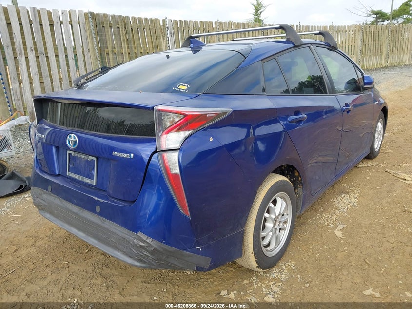 TOYOTA PRIUS 2016 VIN JTDKBRFU2G3528214