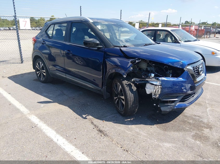 Vin: 3n1cp5dv4ll525634, lot: 46708787, nissan kicks sr xtronic cvt 20201