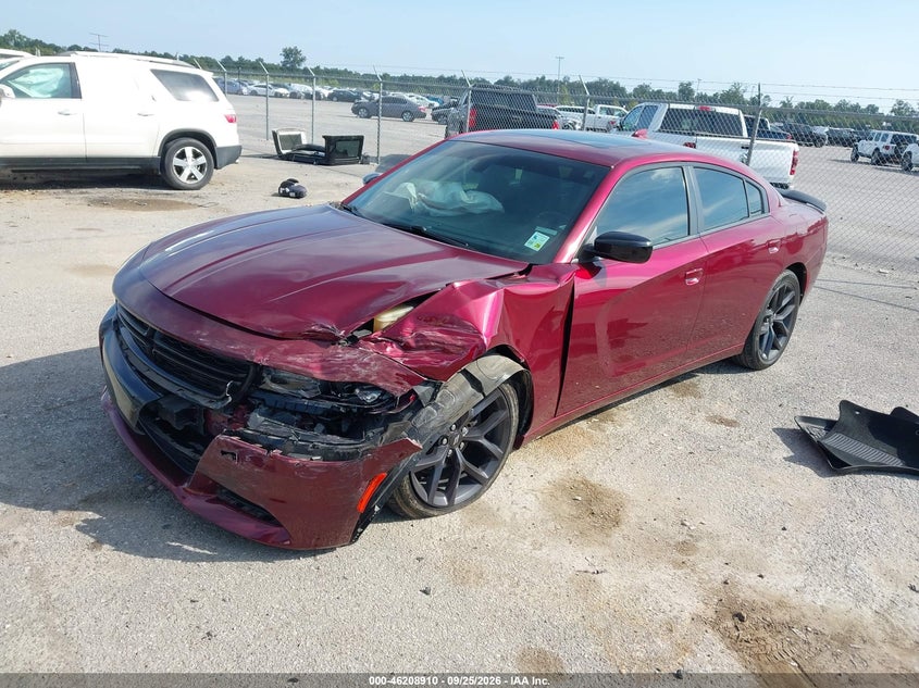 2020 Dodge Charger Sxt Rwd, Front End, IAAI, VIN 2C3CDXBG5LH101737 — photo 2