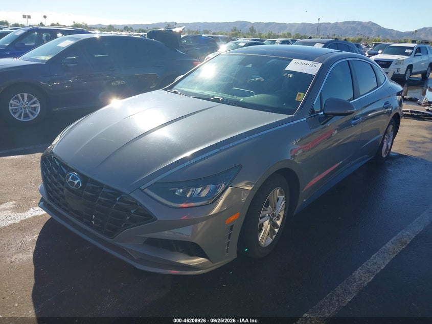 2020 Hyundai Sonata Sel, Right Rear, IAAI, VIN 5NPEF4JA5LH038012 — photo 2