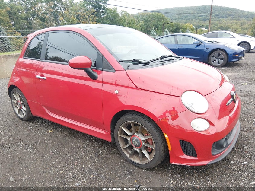 2015 Fiat 500 Abarth, Износ, IAAI, VIN 3C3CFFFHXFT501425