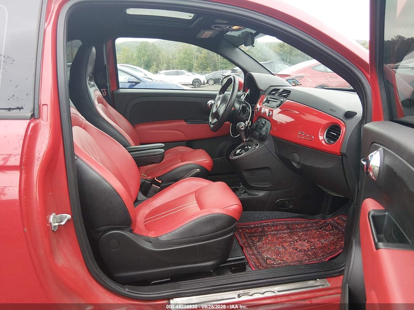 FIAT 500 2015 VIN 3C3CFFFHXFT501425