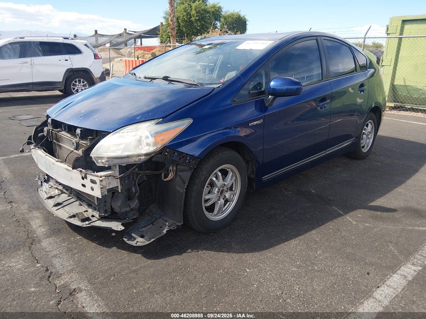 Vin: jtdkn3du0b0317451, lot: 46708900, toyota prius two 20112