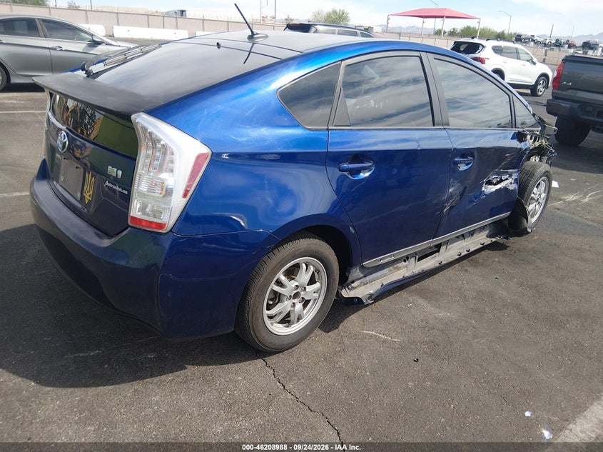 Vin: jtdkn3du0b0317451, lot: 46708900, toyota prius two 20114