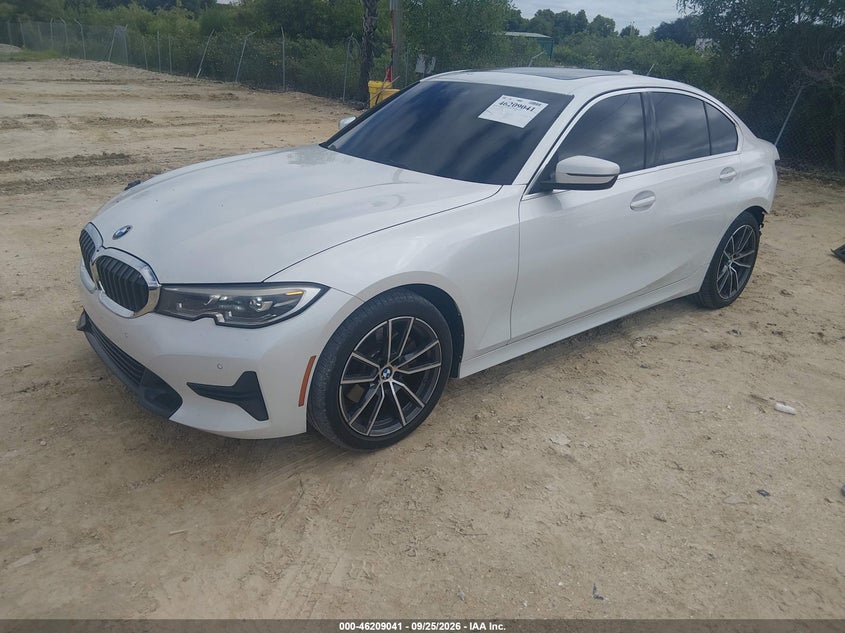2020 BMW 3er, Удар сзади, IAAI, VIN 3MW5R1J00L8B27693 — фото 2