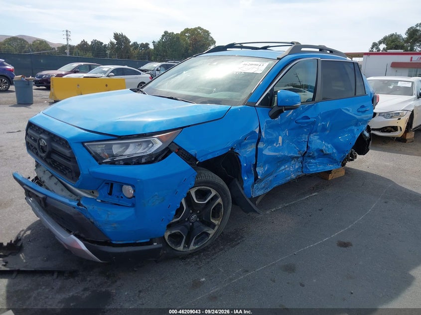 Vin: 2t3j1rfv8kw030483, lot: 46708955, toyota rav4 adventure 20192