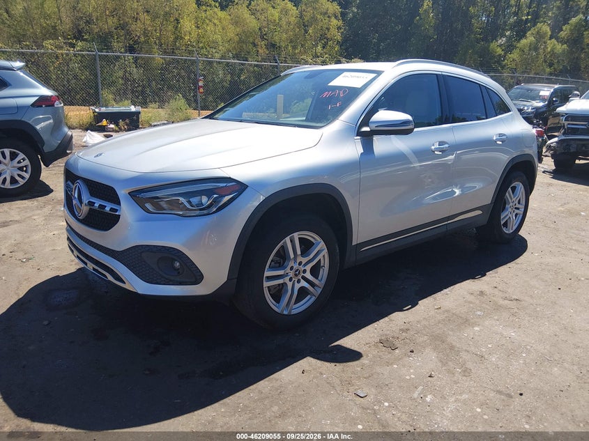 Vin: w1n4n4gb2mj209735, lot: 46708967, mercedes-benz gla 250 20212