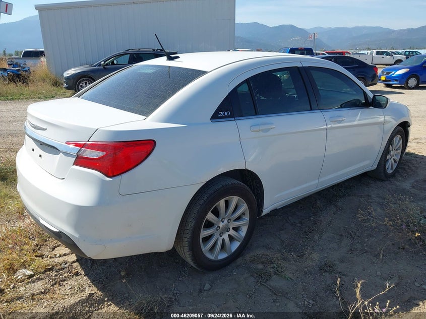 Vin: 1c3ccbbb4dn592384, lot: 46708969, chrysler 200 touring 20134