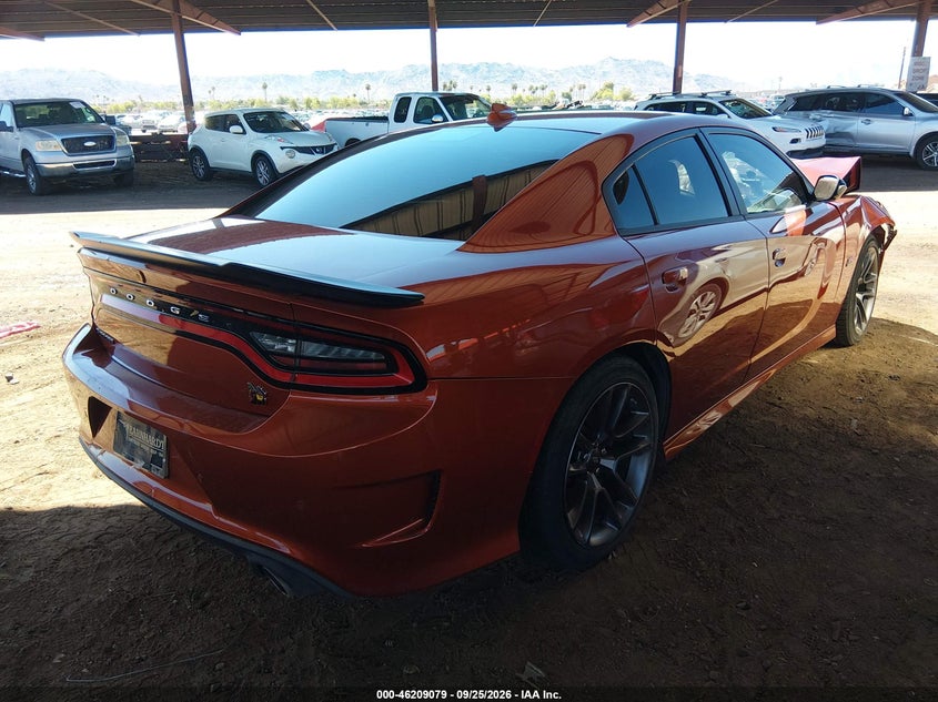 Vin: 2c3cdxgj4ph672565, lot: 46708991, dodge charger scat pack 20234