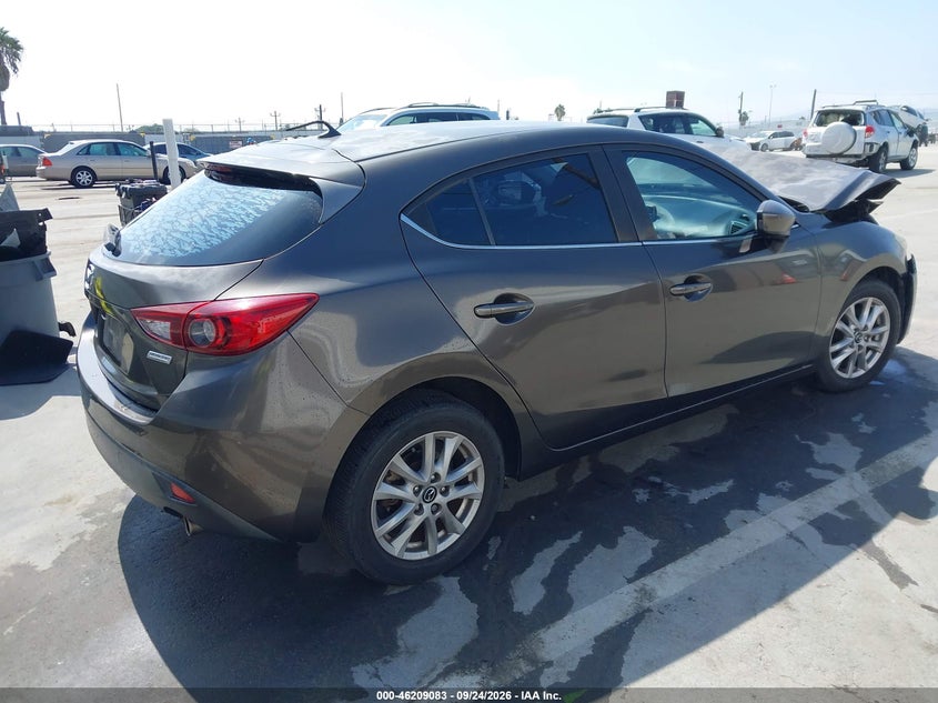 Vin: jm1bm1l75e1182730, lot: 46708995, mazda mazda3 i touring 20144