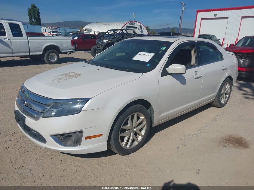 Vin: 3fahp0jgxar316846, lot: 46709009, ford fusion sel 20102