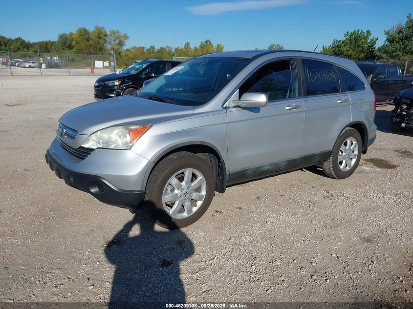 2009 Honda Cr-V Ex-L, Правый бок, IAAI, VIN 5J6RE38769L001204 — фото 2
