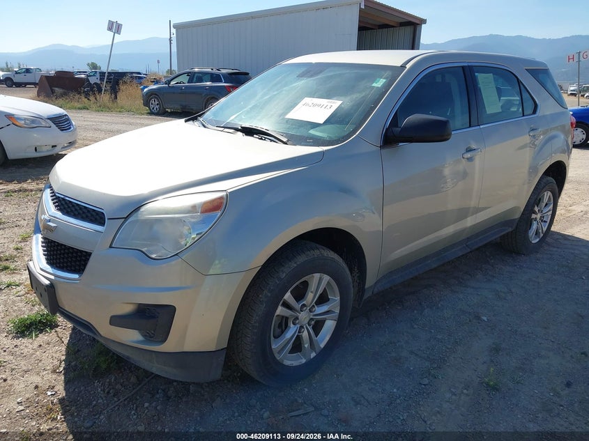 Vin: 1gnfleek5ez135588, lot: 46709025, chevrolet equinox ls 20142
