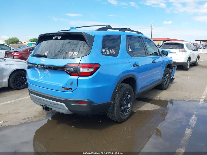 Vin: 5fnyg1h67sb153444, lot: 46709026, honda pilot trailsport 20254