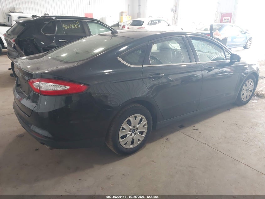 Vin: 3fa6p0g71er298712, lot: 46709028, ford fusion s 20144