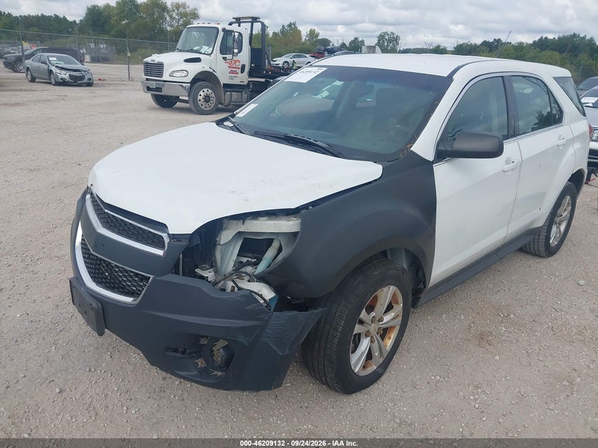 Vin: 2gnalbec1b1268175, lot: 46709044, chevrolet equinox ls 20112