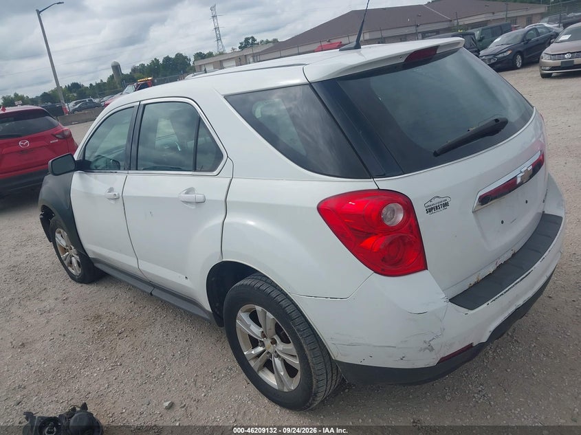 Vin: 2gnalbec1b1268175, lot: 46709044, chevrolet equinox ls 20113