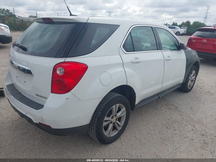 Vin: 2gnalbec1b1268175, lot: 46709044, chevrolet equinox ls 20114
