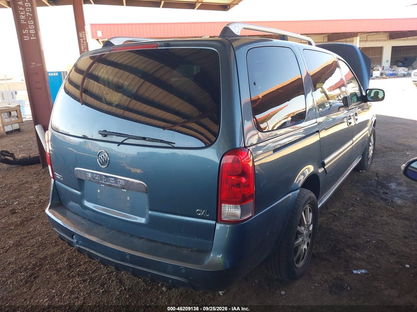 BUICK TERRAZA 2006 VIN 5GADV33L96D121669