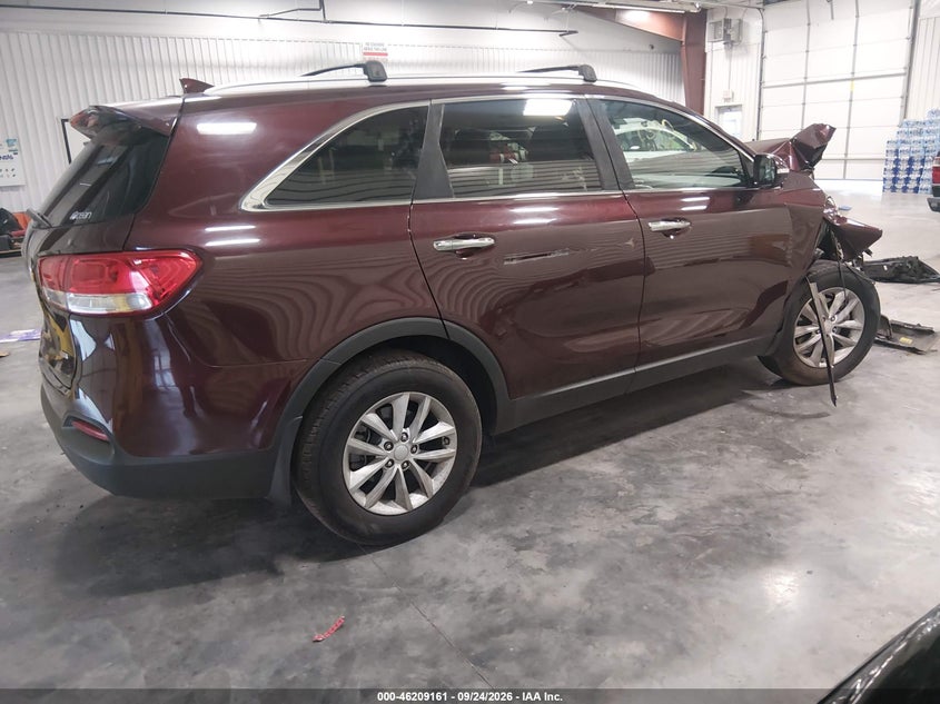 Vin: 5xypg4a33hg247237, lot: 46709073, kia sorento 2.4l lx 20174