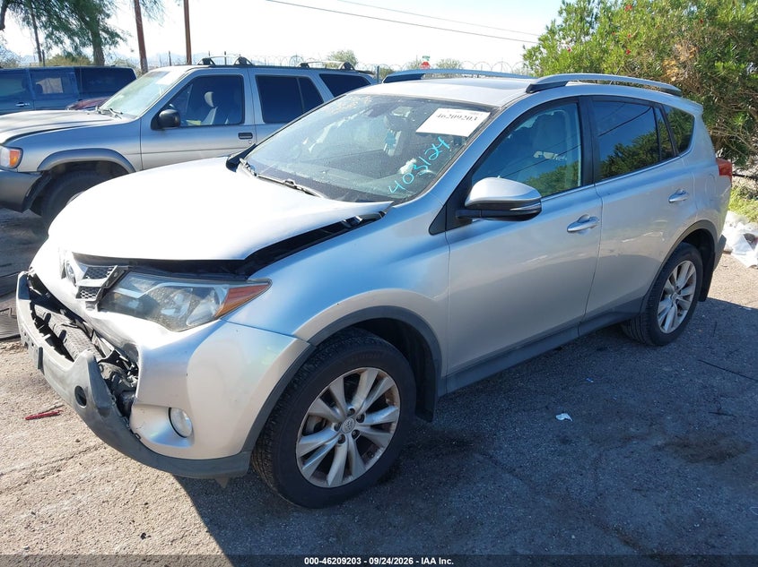 Vin: 2t3dfrev8fw403124, lot: 46709115, toyota rav4 limited 20152