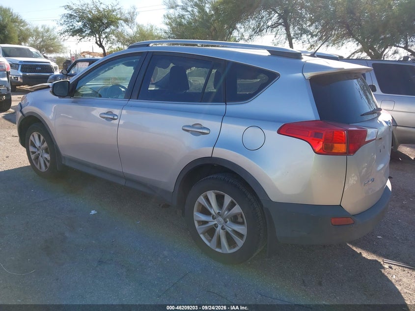 Vin: 2t3dfrev8fw403124, lot: 46709115, toyota rav4 limited 20153