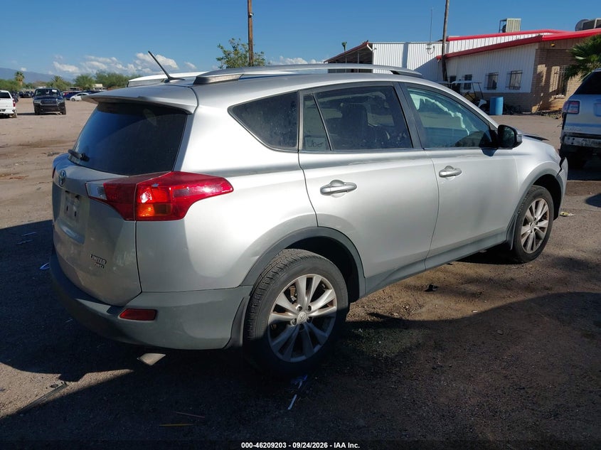 Vin: 2t3dfrev8fw403124, lot: 46709115, toyota rav4 limited 20154