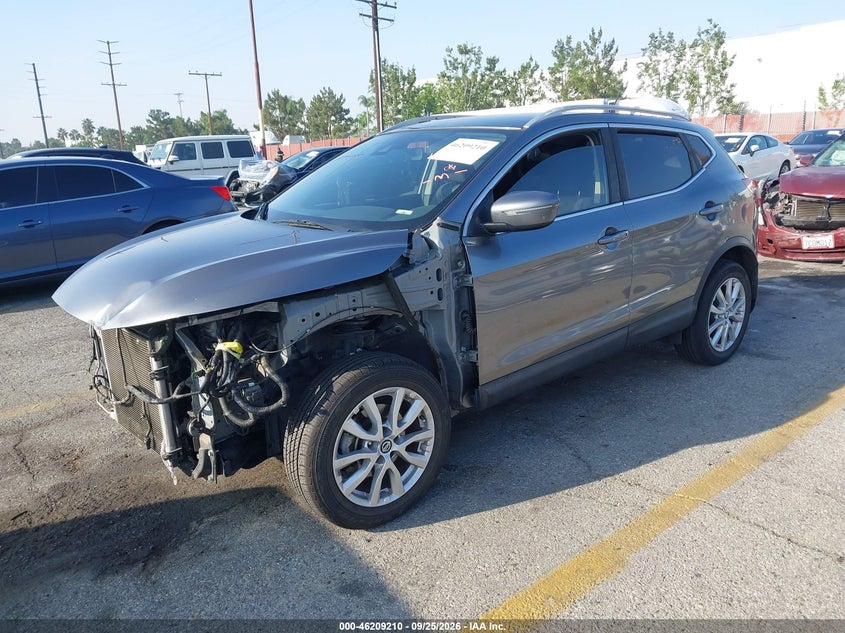 Vin: jn1bj1bv0mw563396, lot: 46709122, nissan rogue sport sv 20212